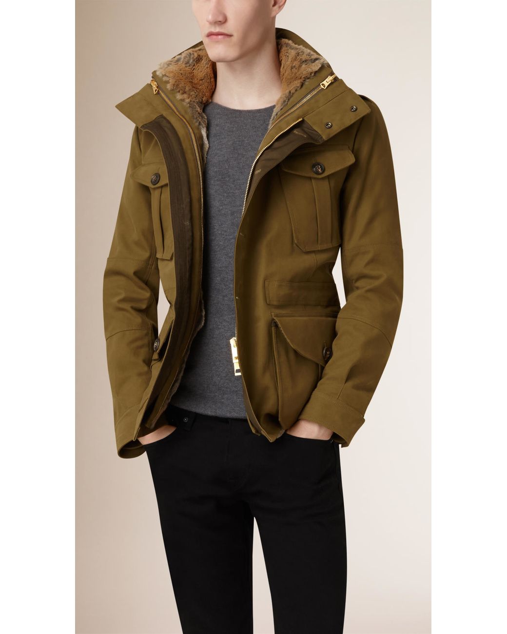 Burberry lined shop jacket