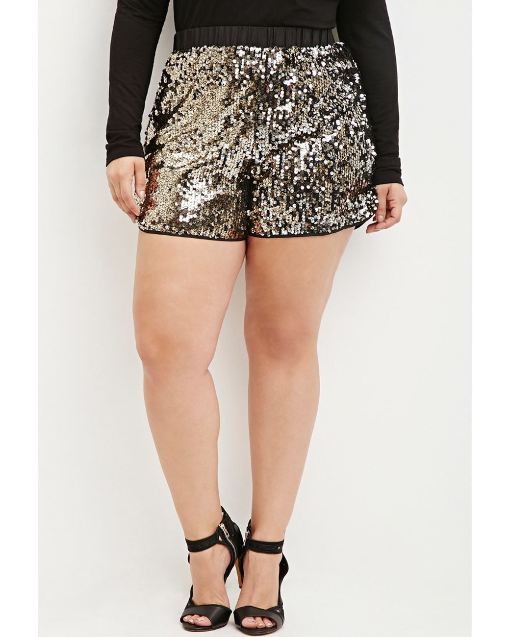 Forever 21 Synthetic Sequin Shorts in 