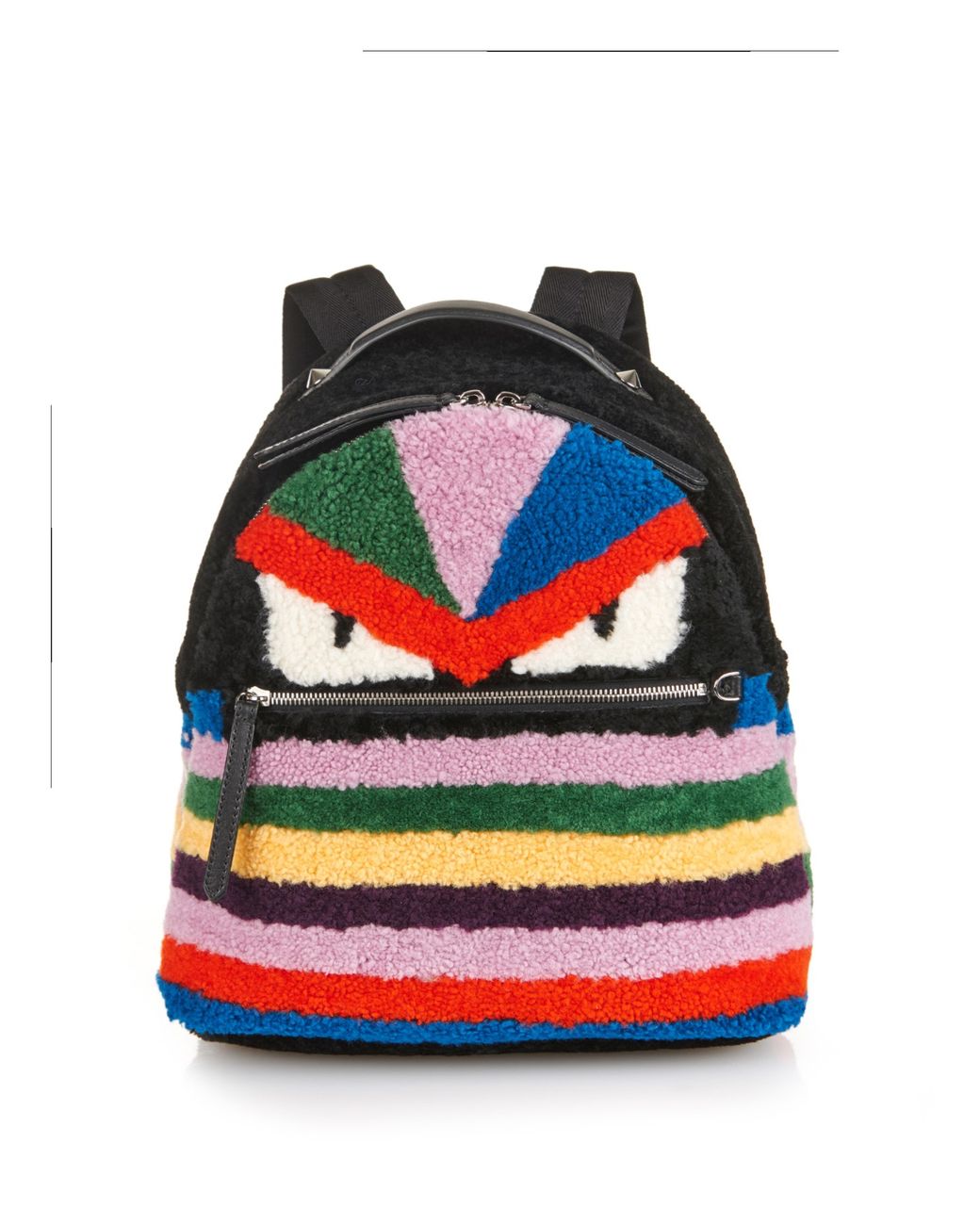 Fendi monster backpack shop fur