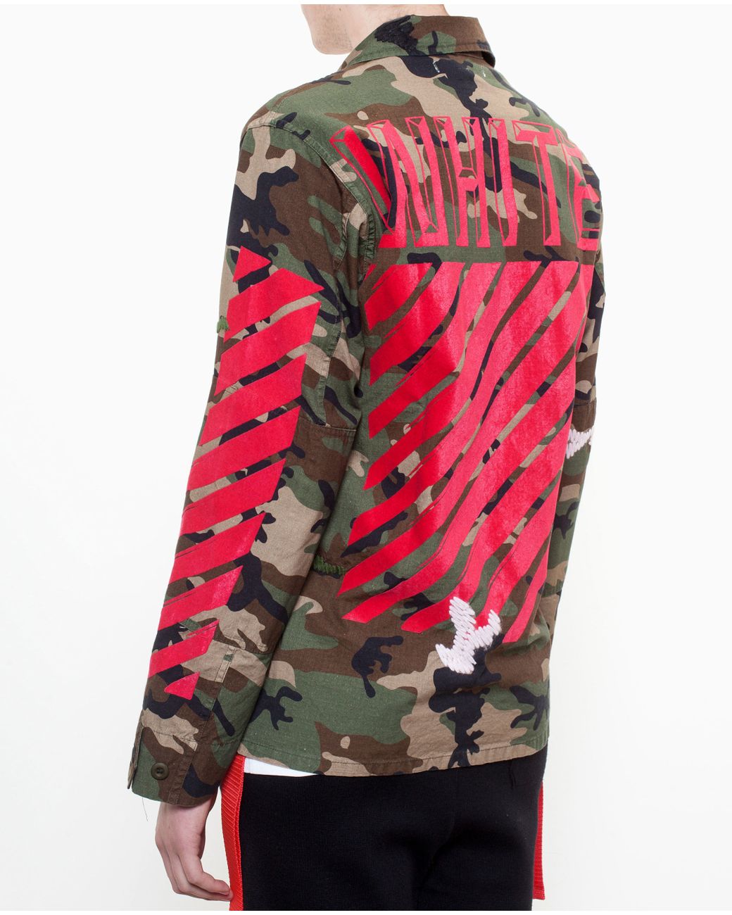 Off-White Abloh Camouflage Sport Jacket in Green Men | Lyst