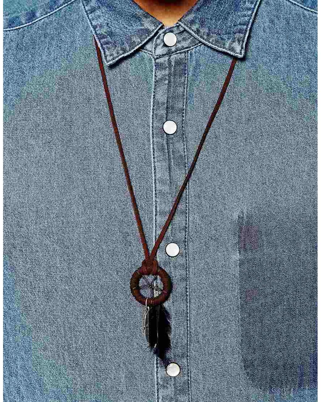 Icon Brand Dream Catcher Necklace in 