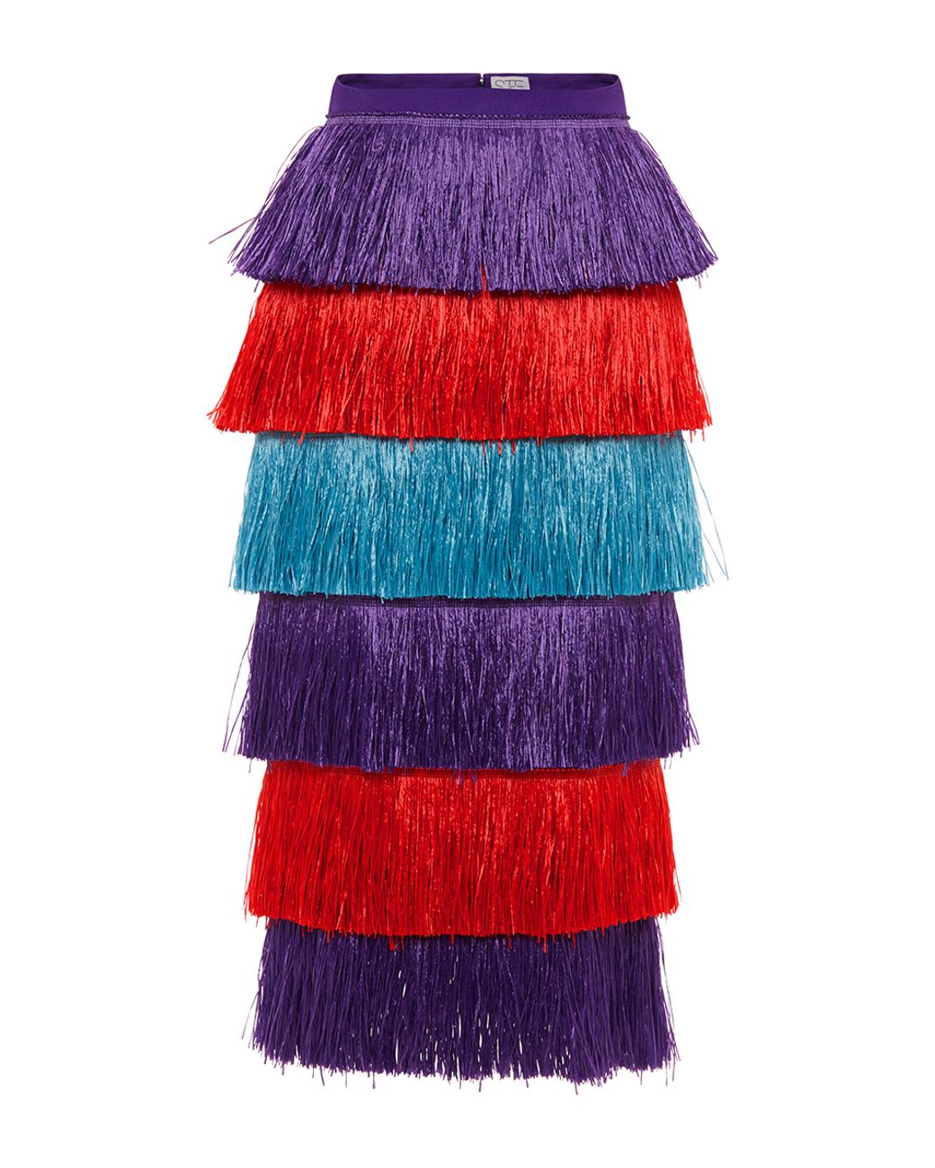 Stella Jean Bancario Skirt in Purple 