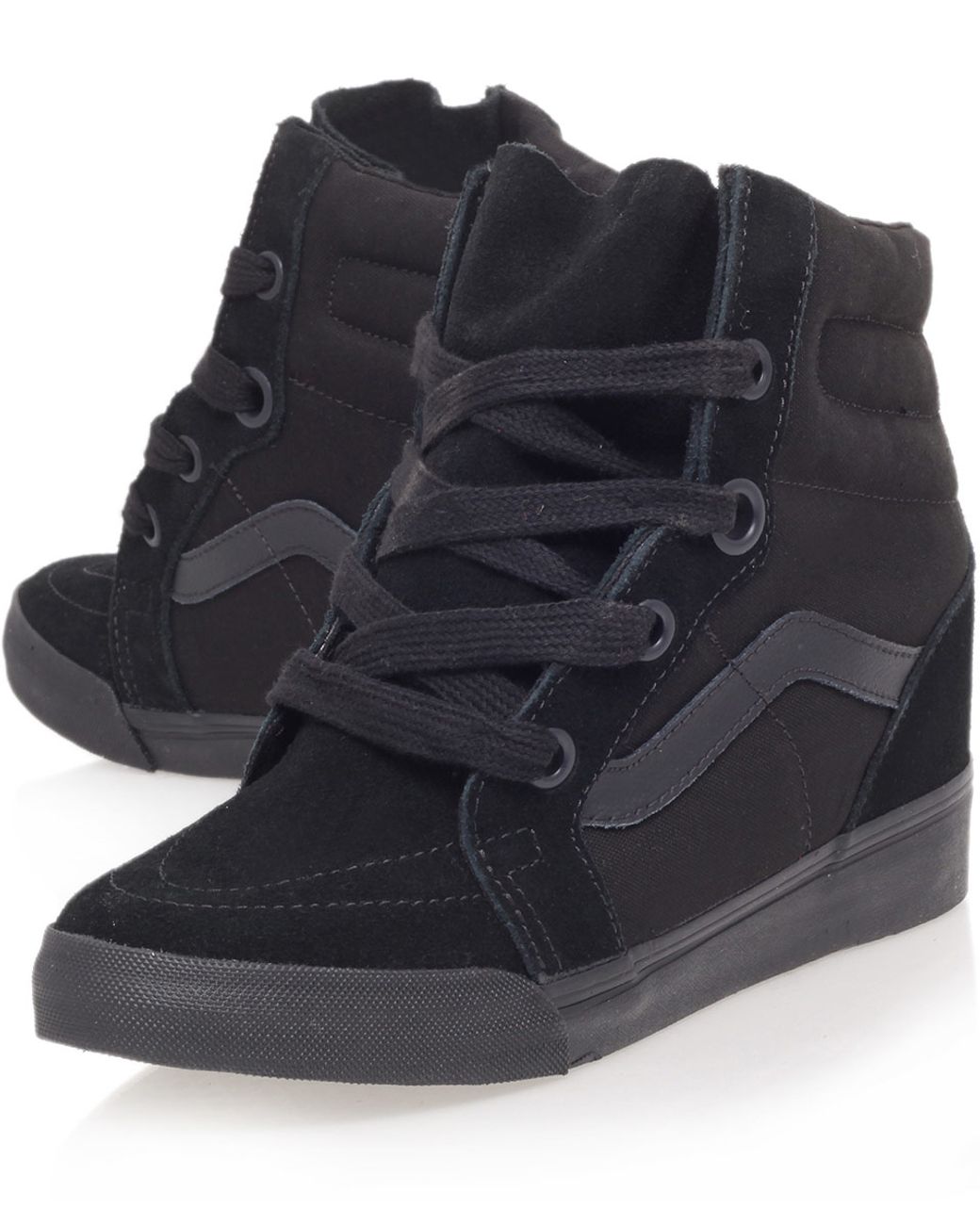 Vans Black Sk8hi Wedge Trainers for Men | Lyst UK