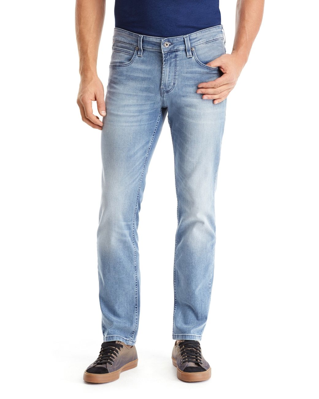 BOSS Orange 'Orange 63' | Slim Fit, Stretch Cotton Jeans in Blue for Men |  Lyst
