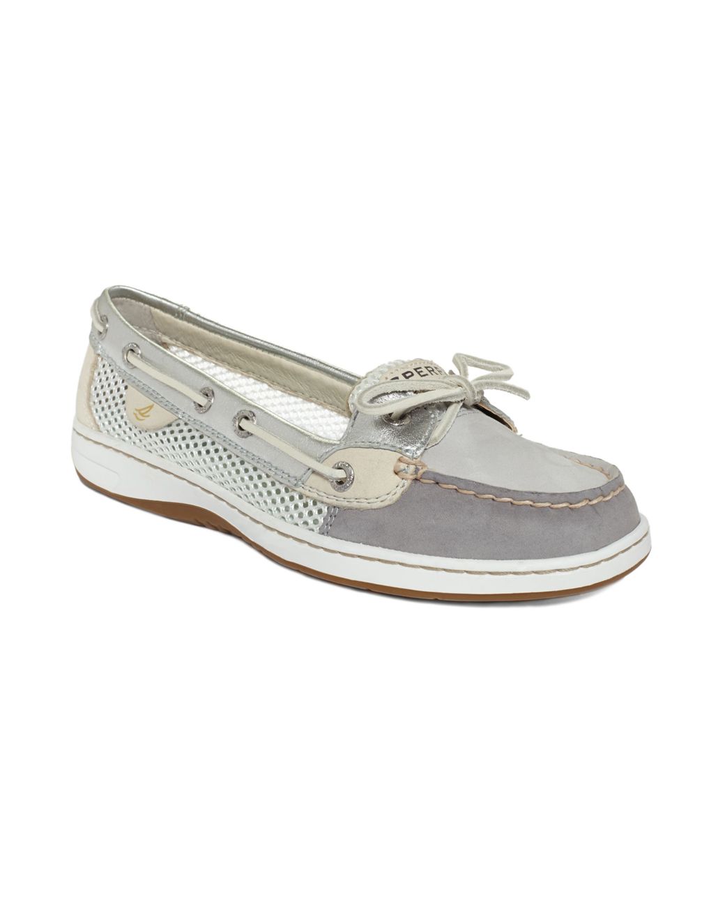 Sperry Top Sider Womens Angelfish Boat Shoes in Gray Lyst
