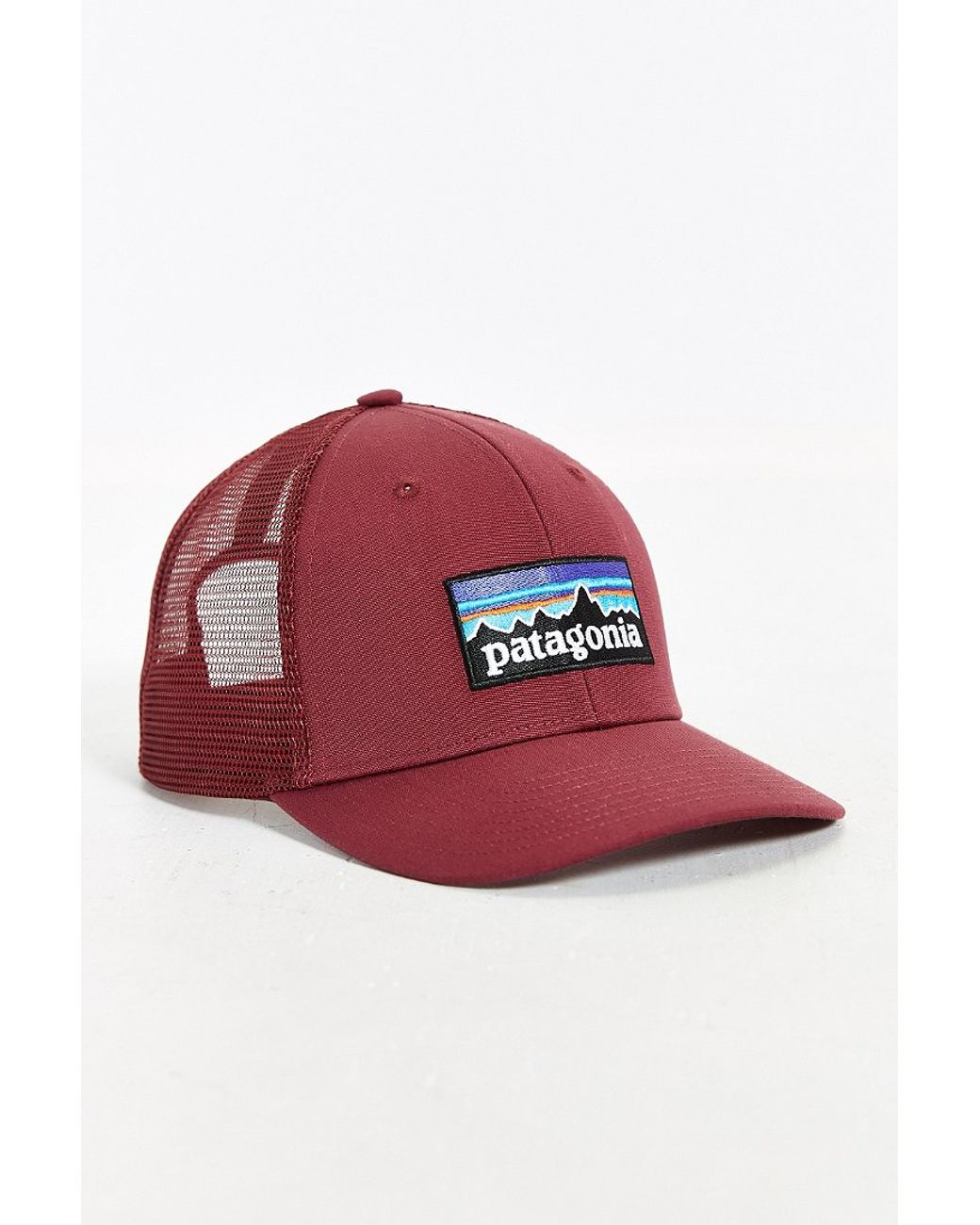 Patagonia trucker hat red best sale