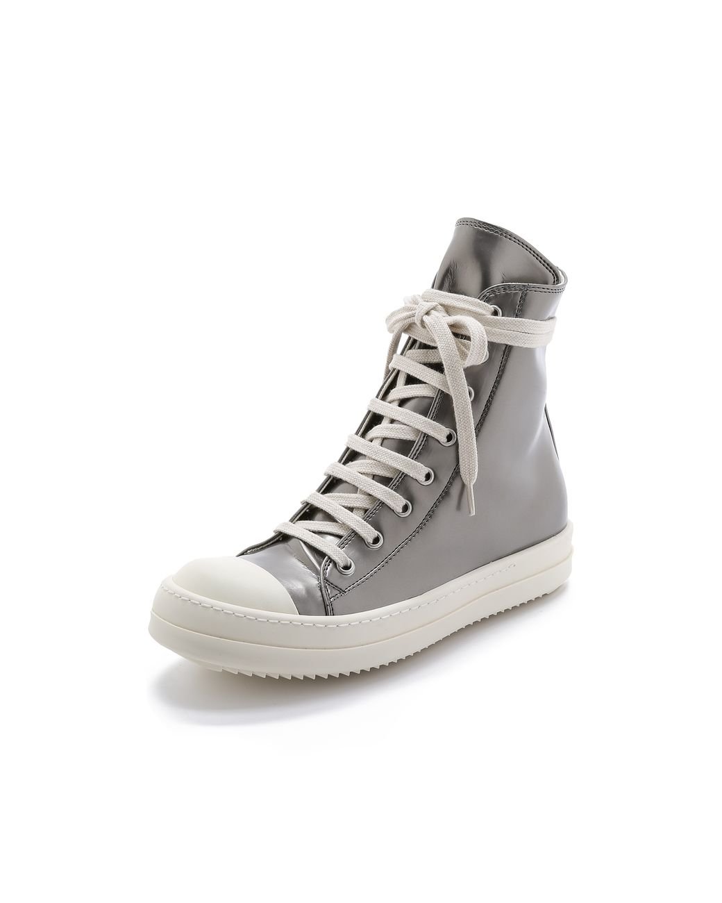 【RICK OWENS】Silver Platform Boots Rick Owens Platform Boots EU 39