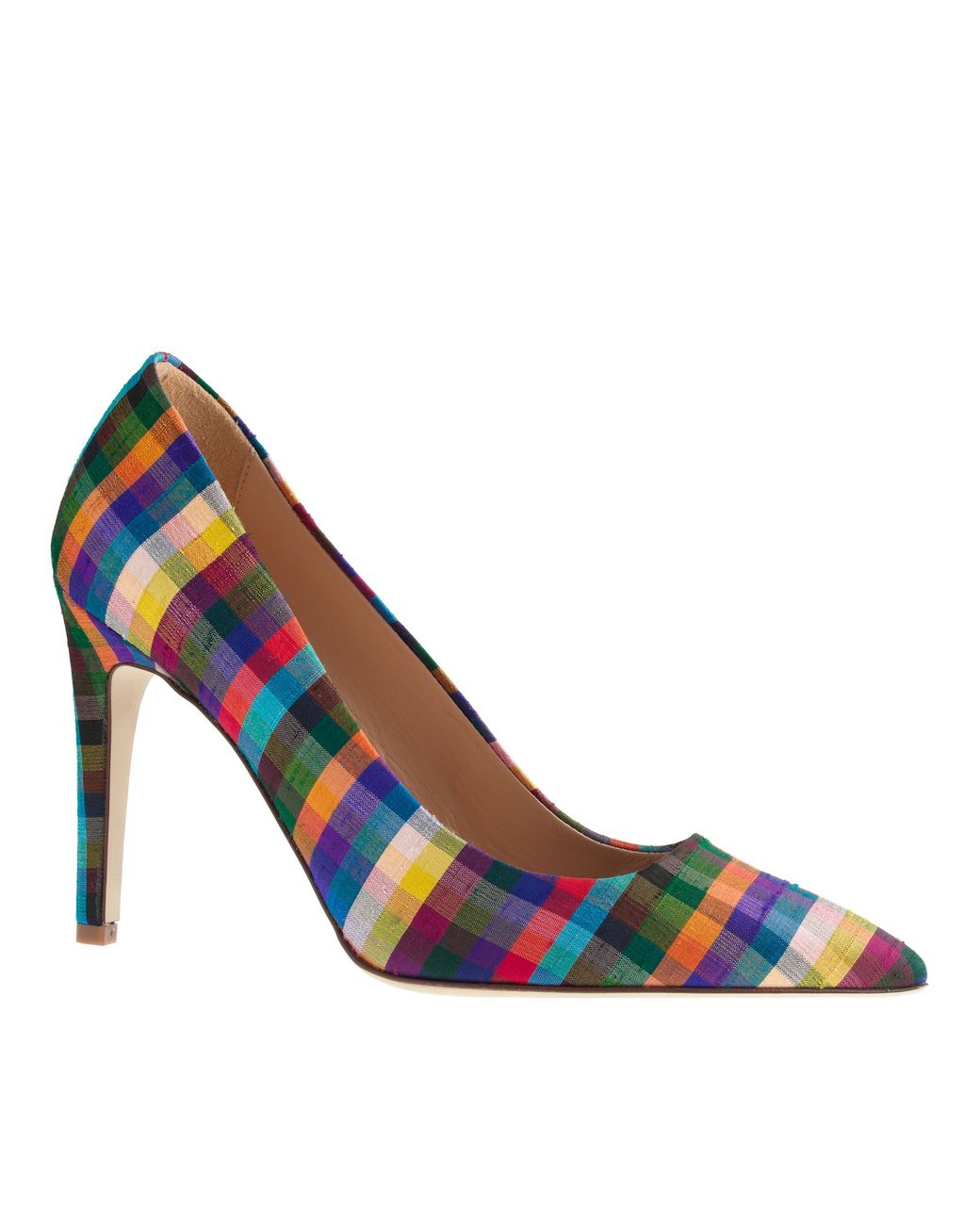 J crew plaid heels sale