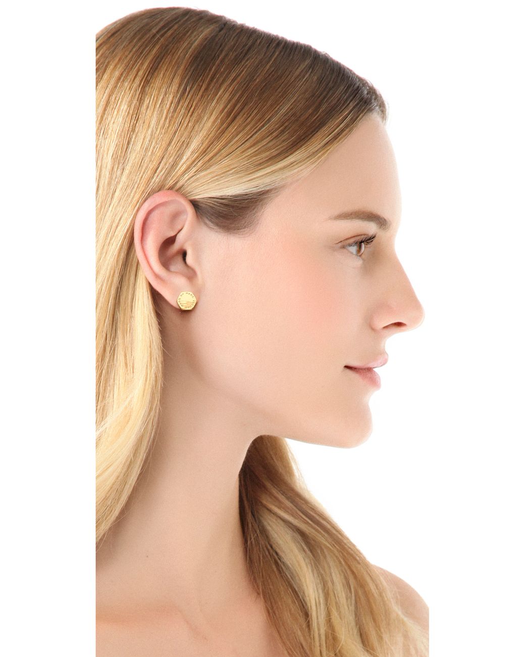 Marc By Marc Jacobs Bolt Stud Earrings - Oro in Metallic | Lyst