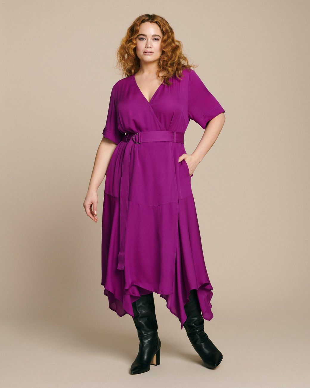 alc purple dress