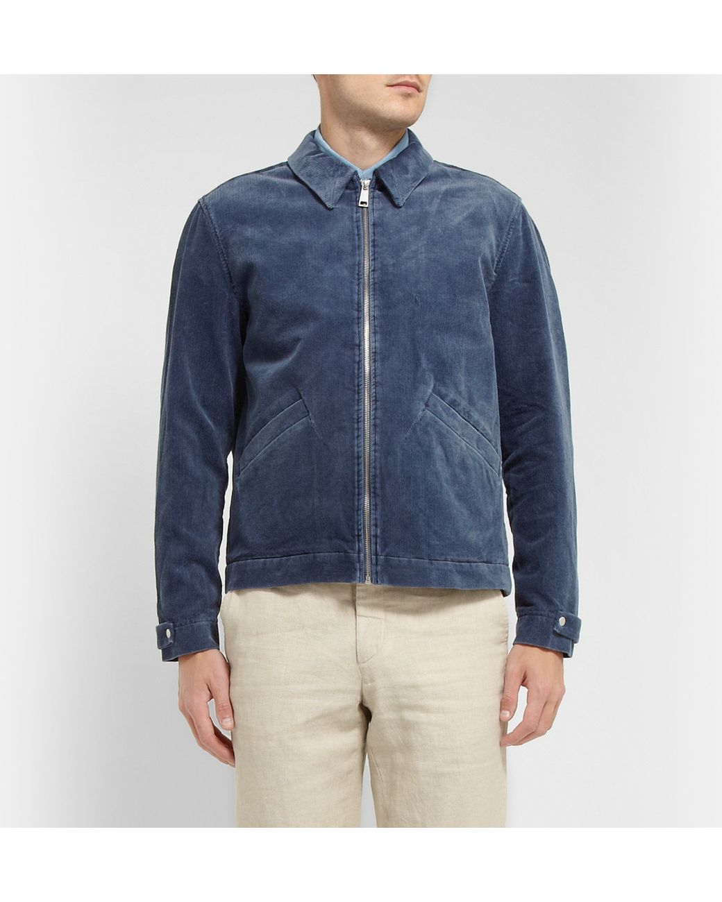 Folk Corduroy Jacket in Blue for Men | Lyst
