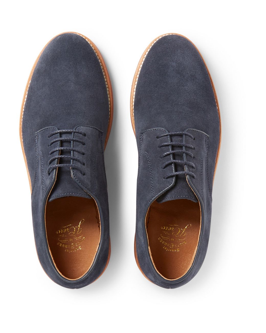 J.Crew Kenton Suede Derby Shoes in Blue for Men | Lyst UK display picture 1