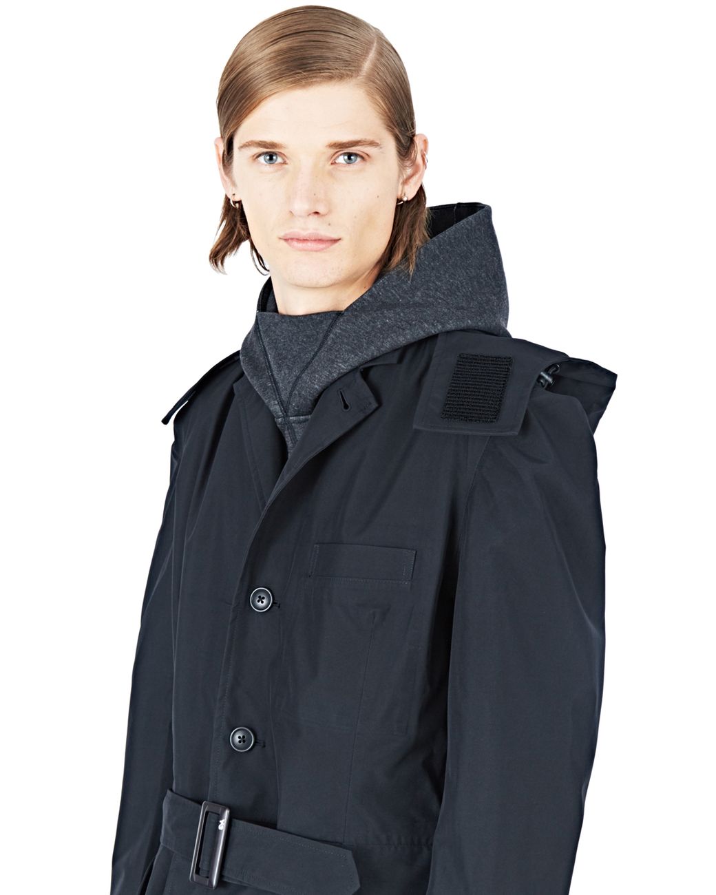 Y-3 Gore-tex Trench Coat in Black for Men | Lyst UK