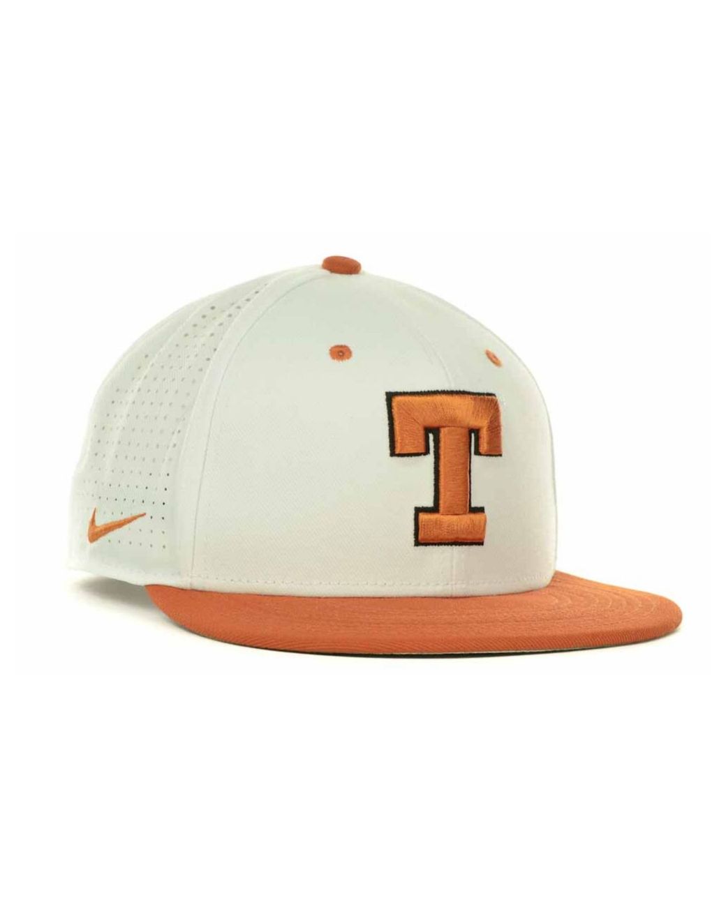 Nike Texas Longhorns Ncaa Authentic Vapor Fitted Cap in White for Men | Lyst