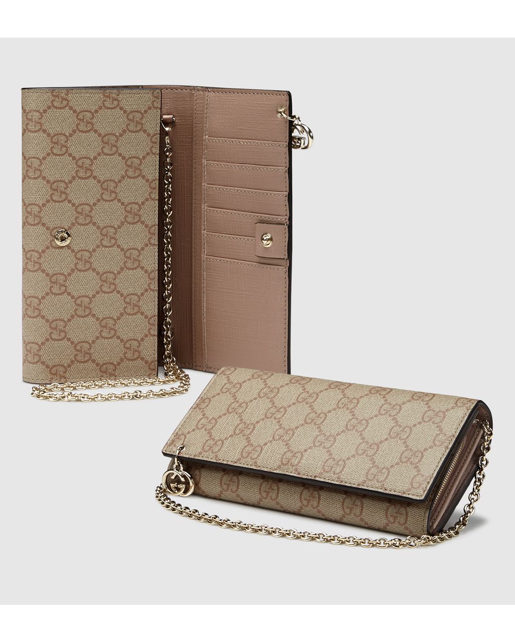Gucci gg top supreme canvas wallet