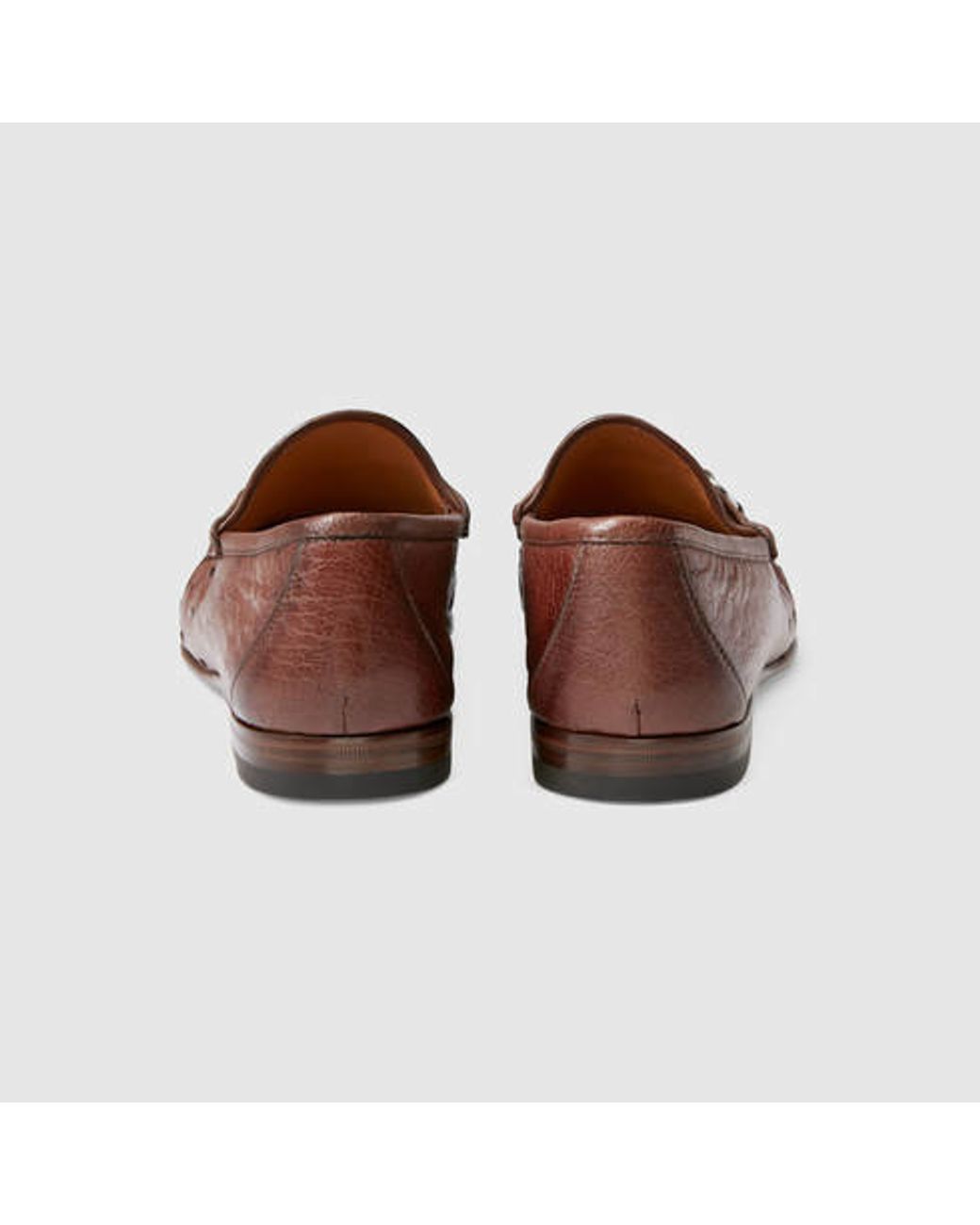 Gucci ostrich loafers new arrivals