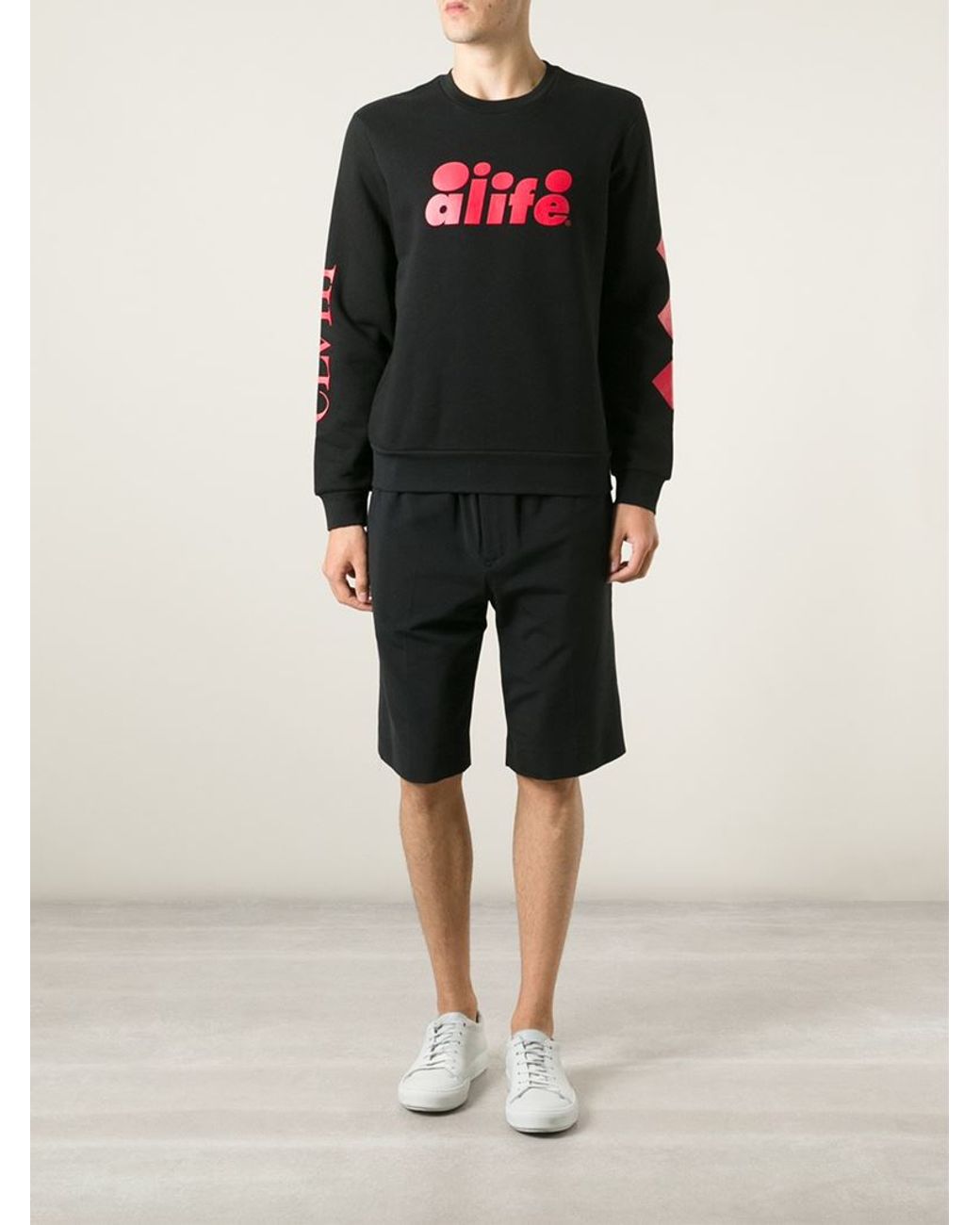 PUMA X Alife Logo Print Sweatshirt in Black for Men | Lyst UK