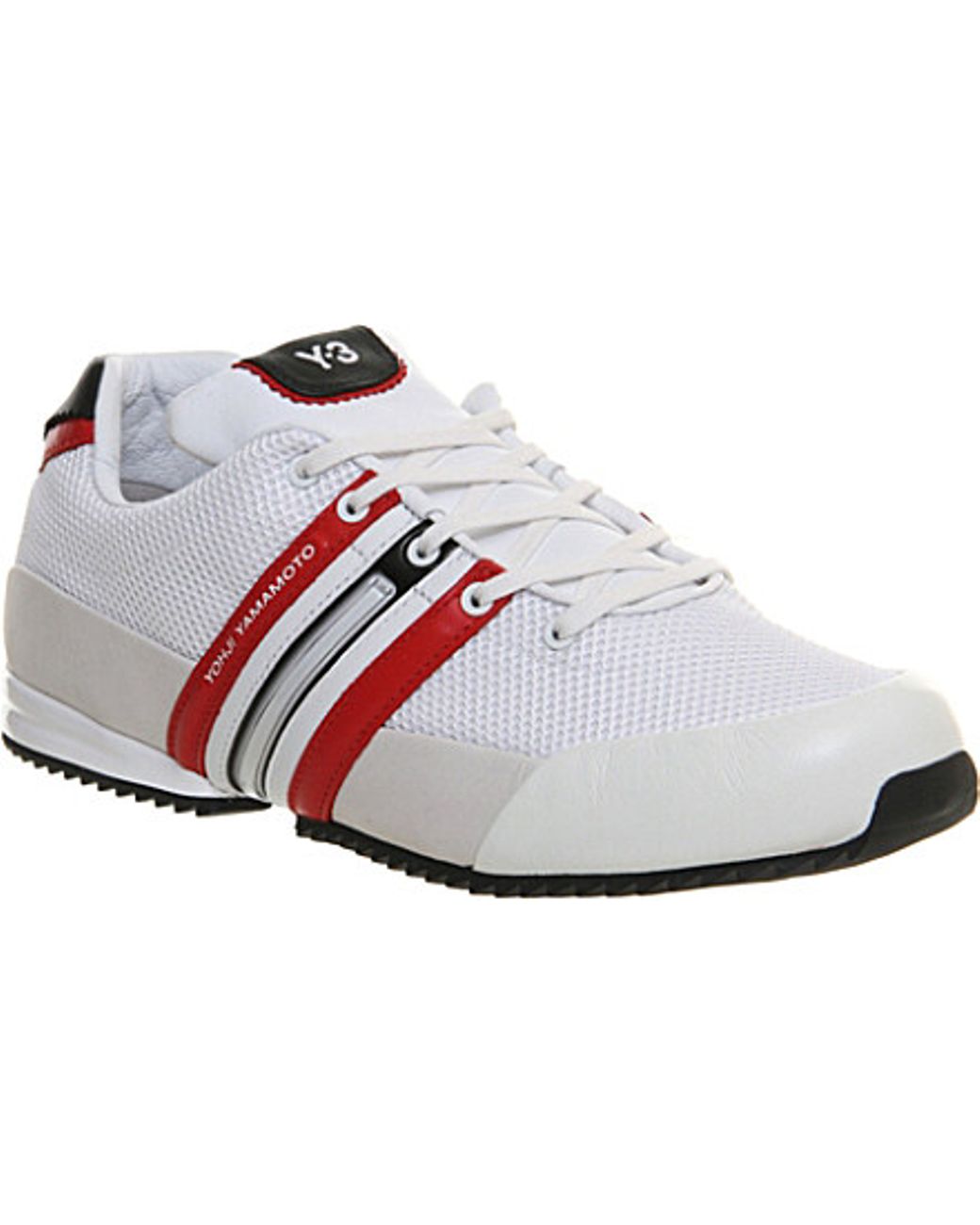 Y-3 Y3 Sprint Trainers - For Men in White Red Black (White) for Men | Lyst  UK