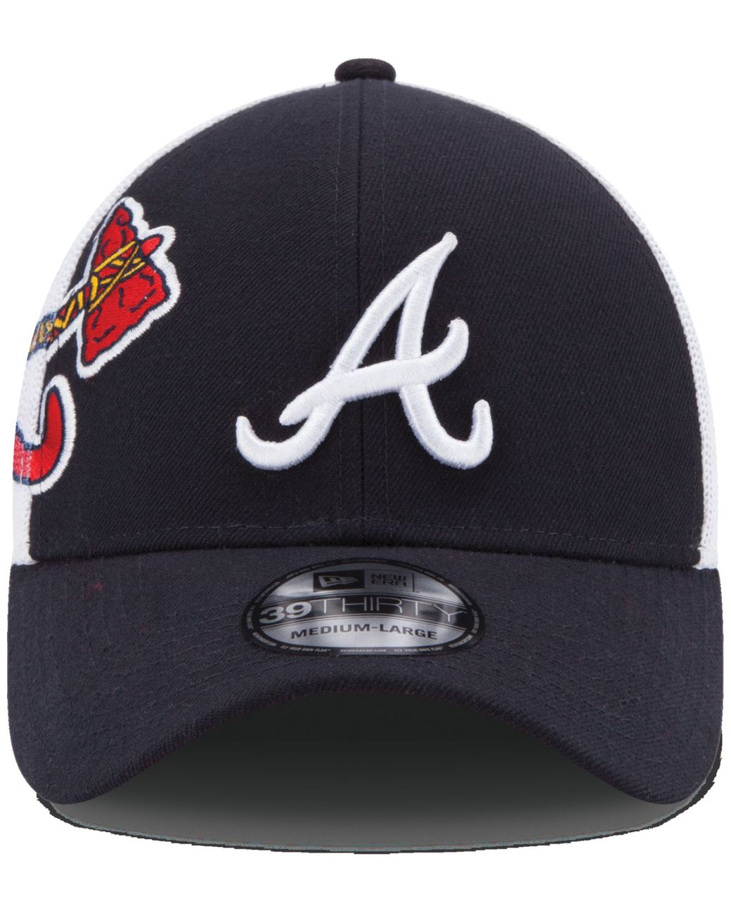 KTZ Atlanta Braves On-field Mesh Back 59fifty Fitted Cap in Blue