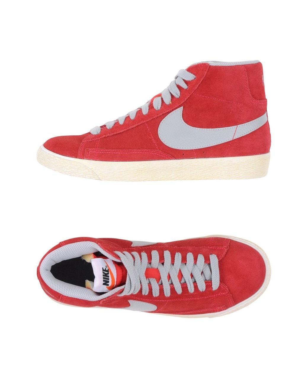 Nike High-tops & Sneakers in Red for | Lyst