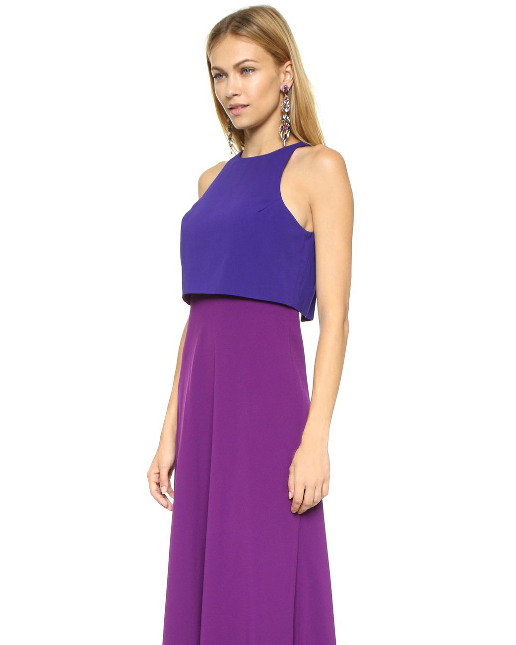 Jill jill stuart red colorblock sheath discount