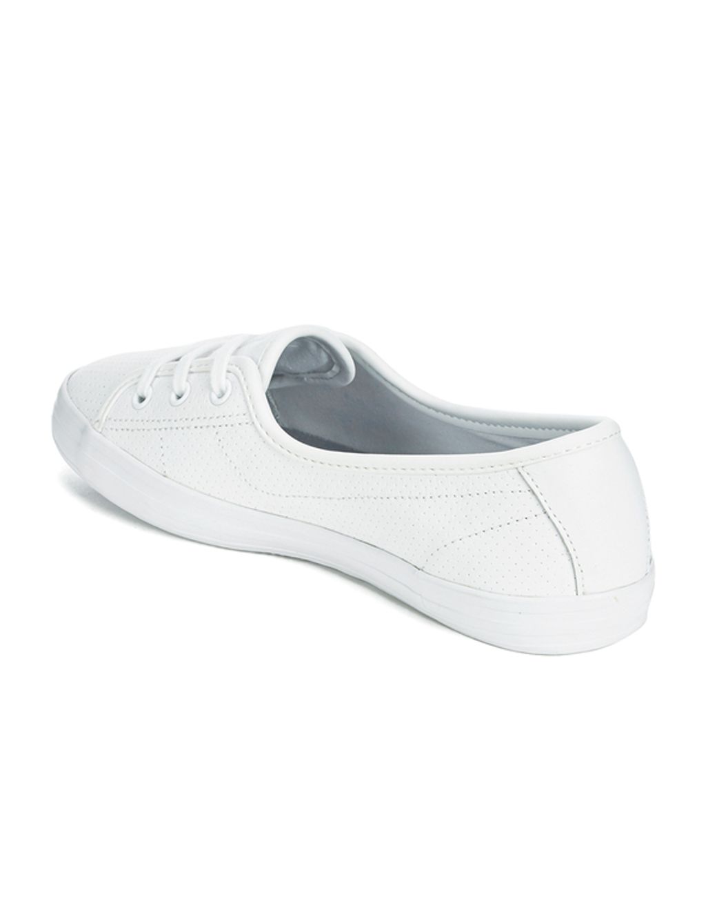 Lacoste Women's Ziane Chunky 116 2 Leather Lace Pumps in White | Lyst UK