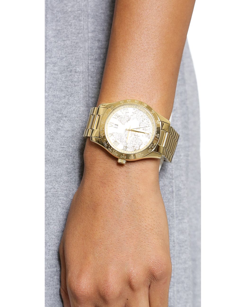 Michael Kors Global Glam Layton Watch Gold in Metallic | Lyst