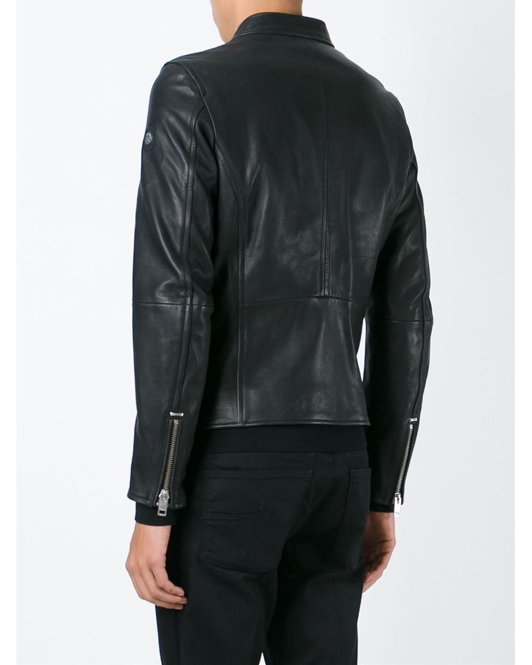 DIESEL L roshi Biker Jacket in Black for Men Lyst