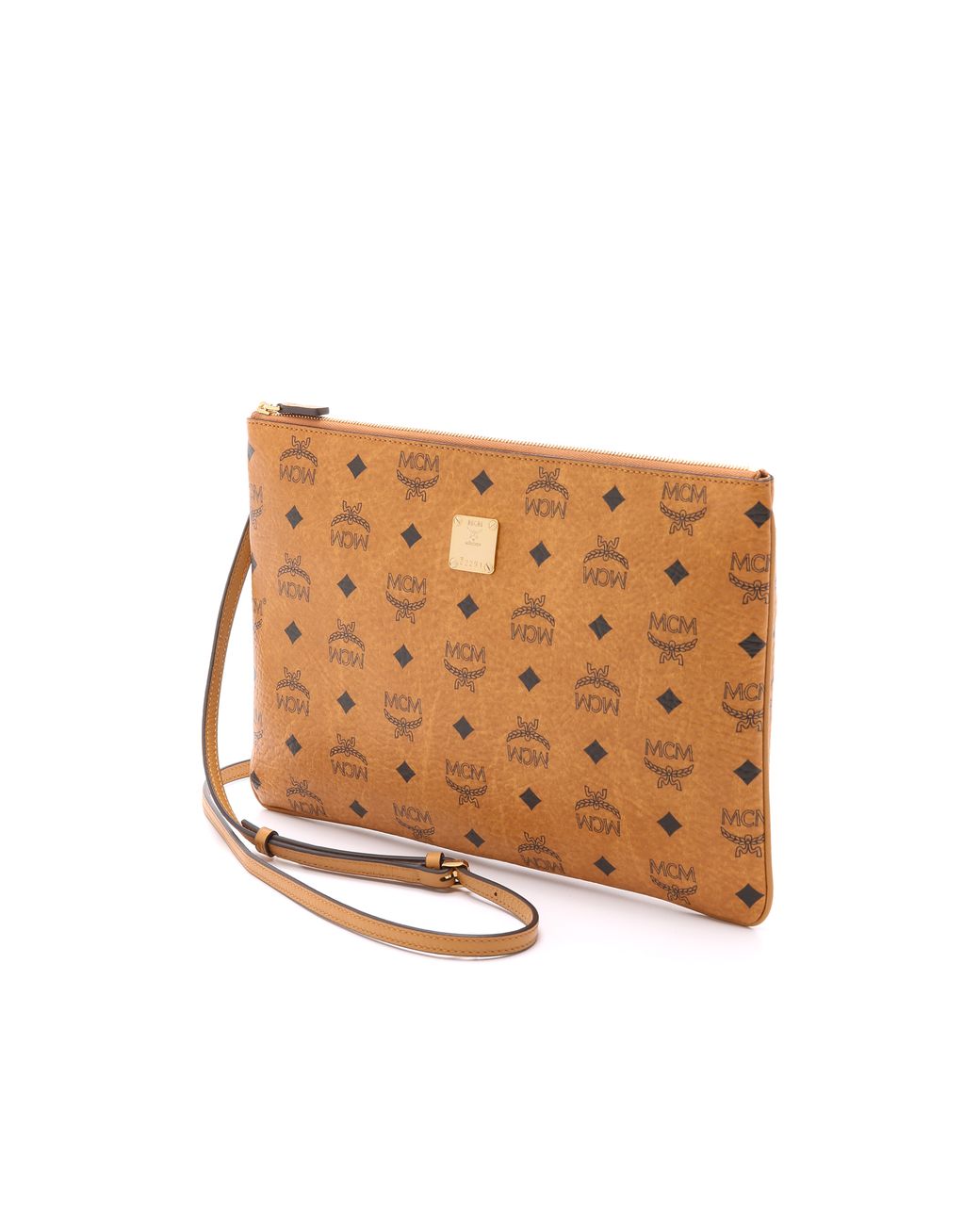 MCM Medium Cross Body Pouch in Brown | Lyst MCM Medium Cross Body Pouch in Brown | Lyst