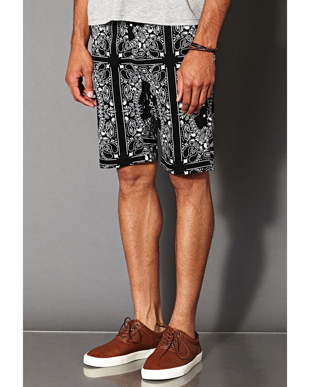 Forever 21 Bandana Print Shorts in 