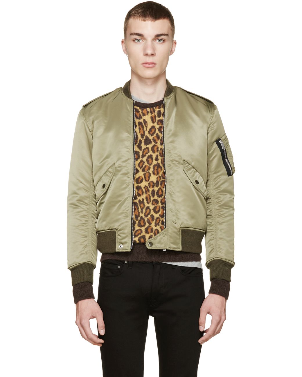 Ysl mens hotsell bomber jacket