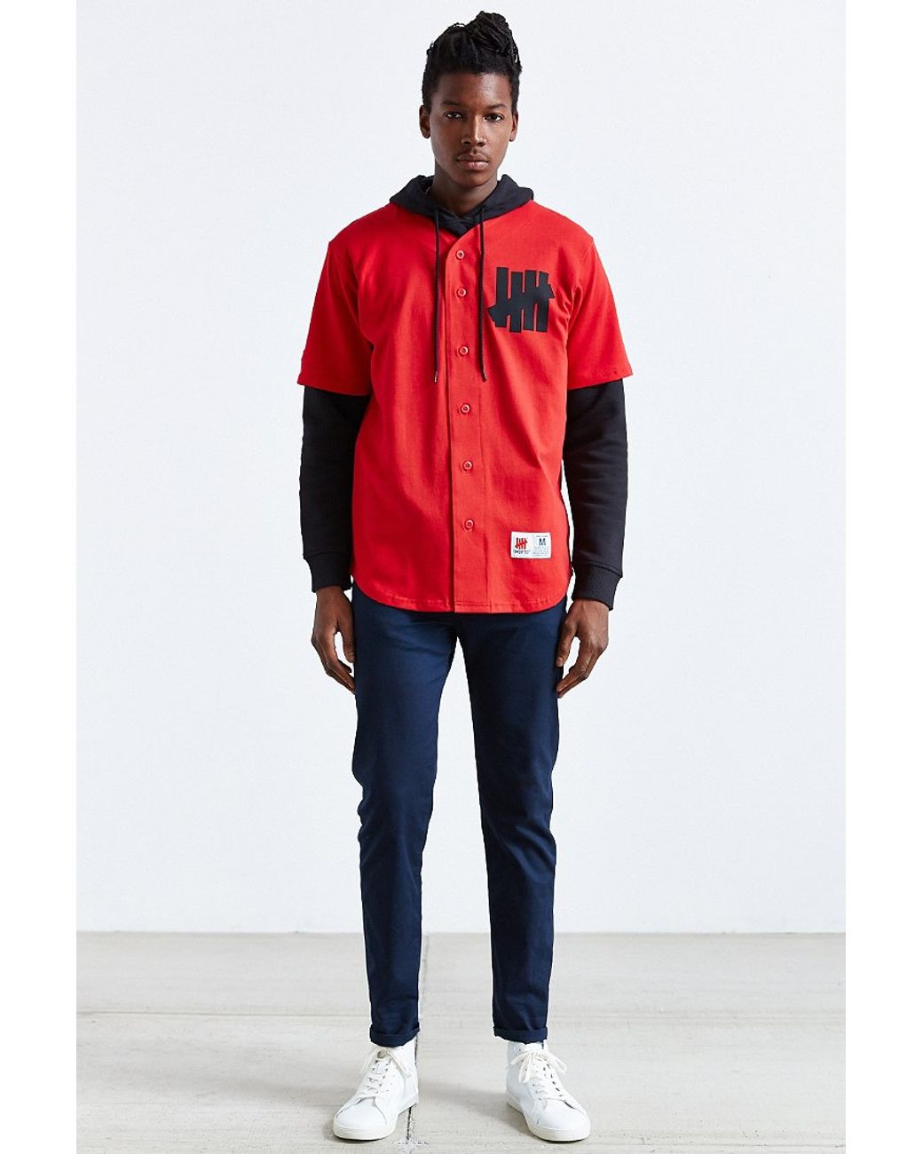 Undefeated Baseball Jersey in Red for 