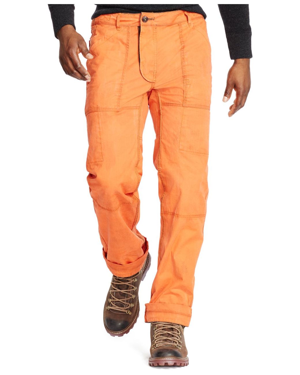 Polo Ralph Lauren Classic-fit Reversible Cargo Pants in Orange for Men |  Lyst