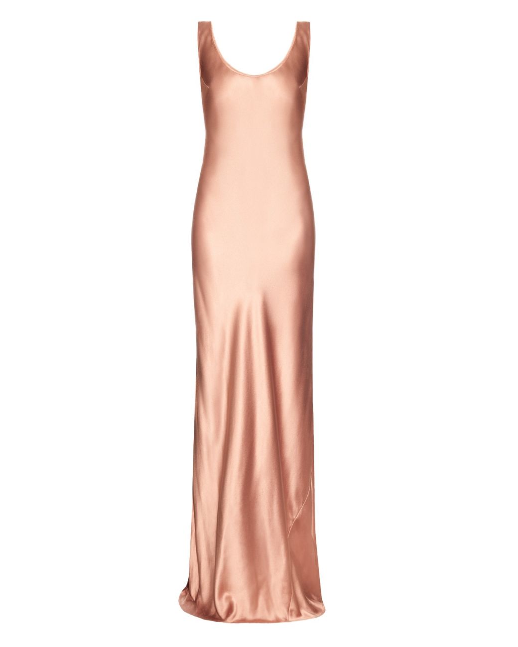 Galvan London Silk-Satin Slip Gown in Pink | Lyst