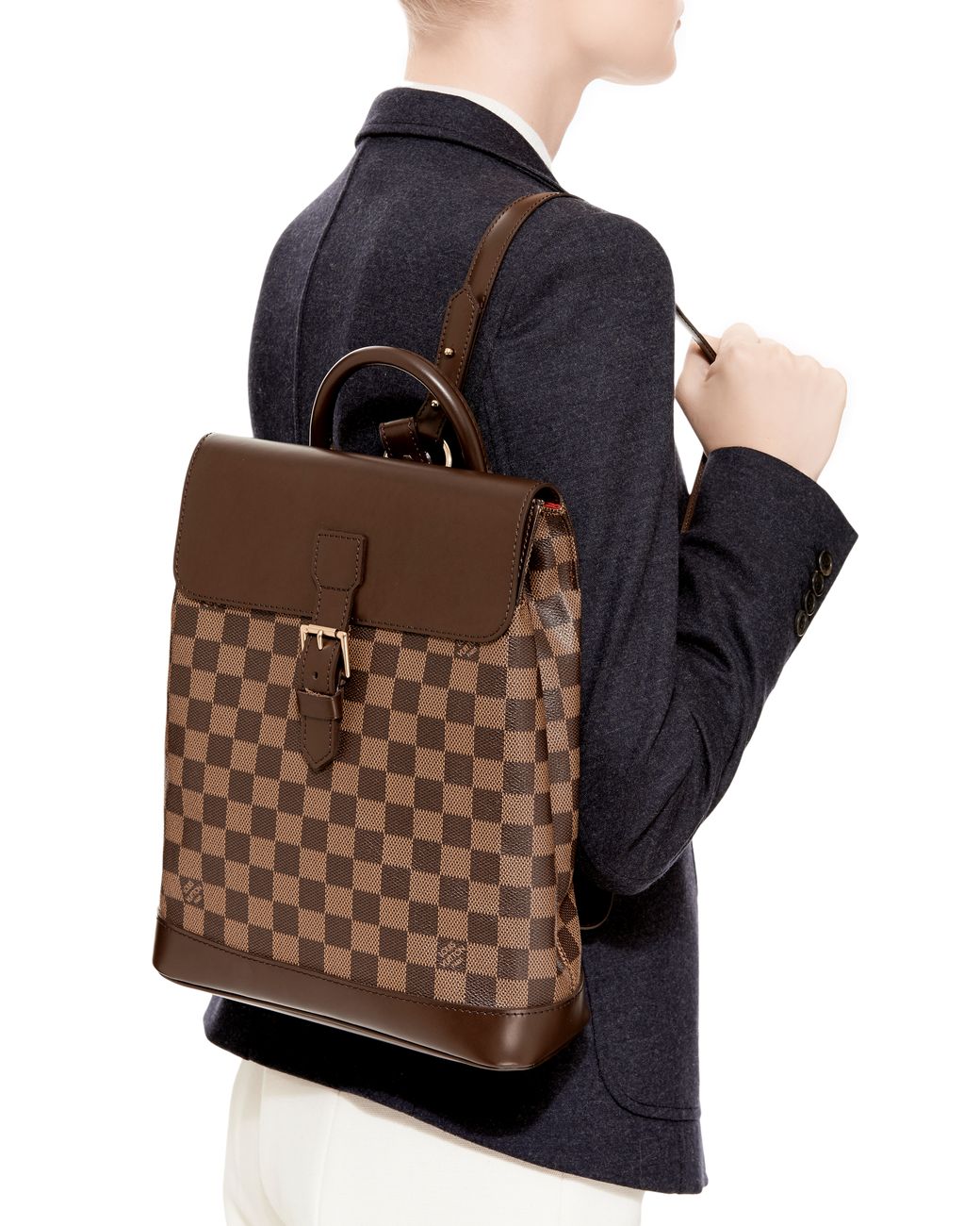 Louis Vuitton Brown Damier Ebene Soho Louis Vuitton