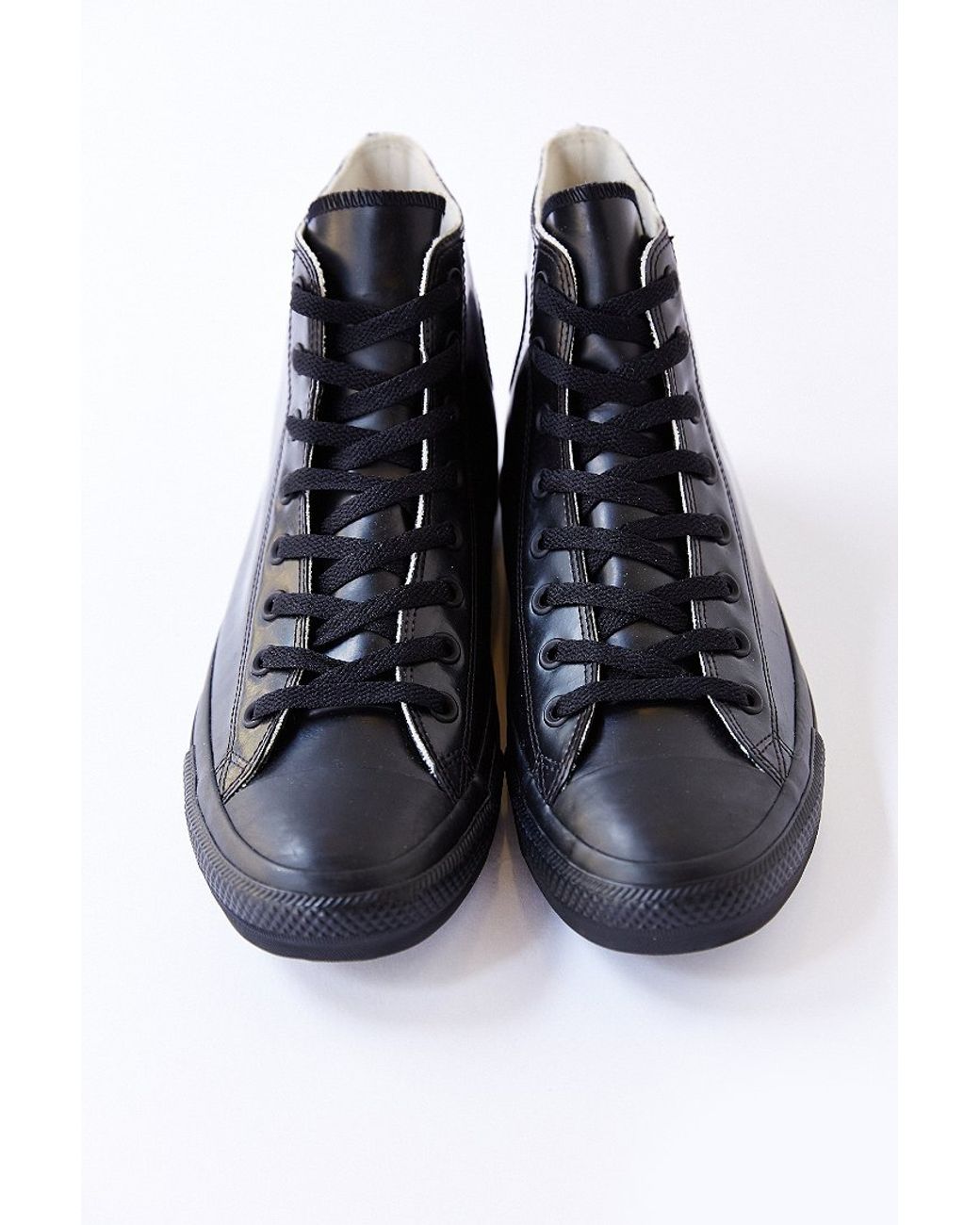 Converse Chuck Taylor All Star Rubber High-top Sneakerboot in Black for Men  | Lyst