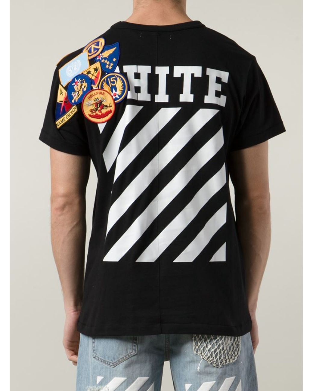 off white logo patch low top