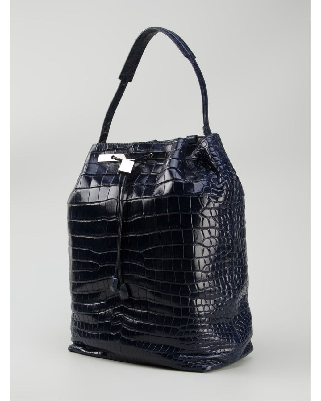 The Row Alligator Backpack in Black