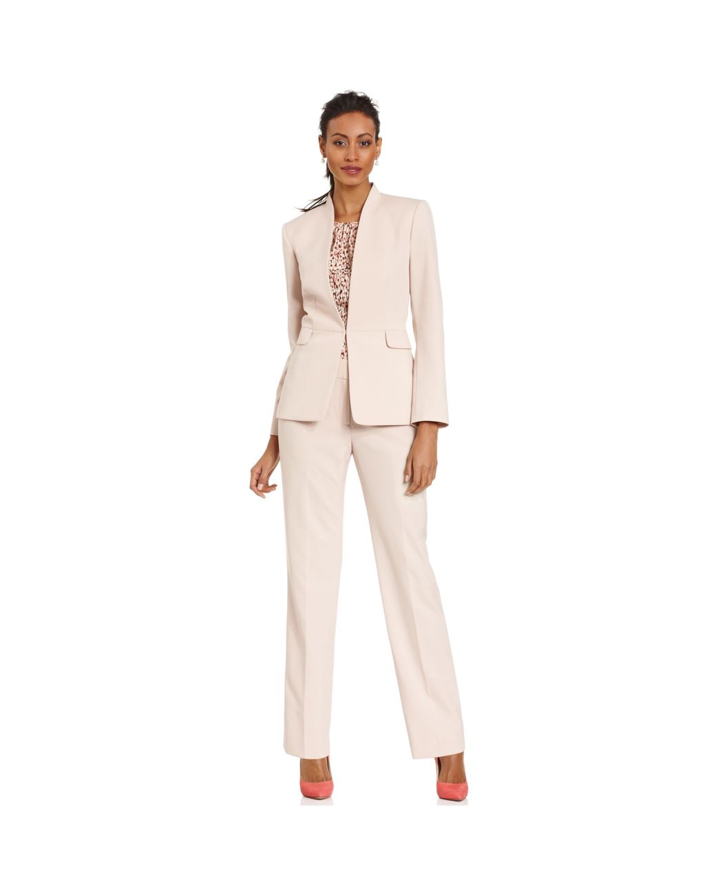 Tahari Pantsuit in Pink