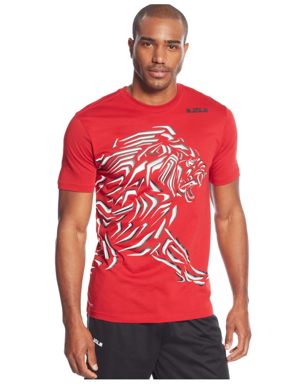 Nike Lebron Lion T-Shirt in Red for Men | Lyst