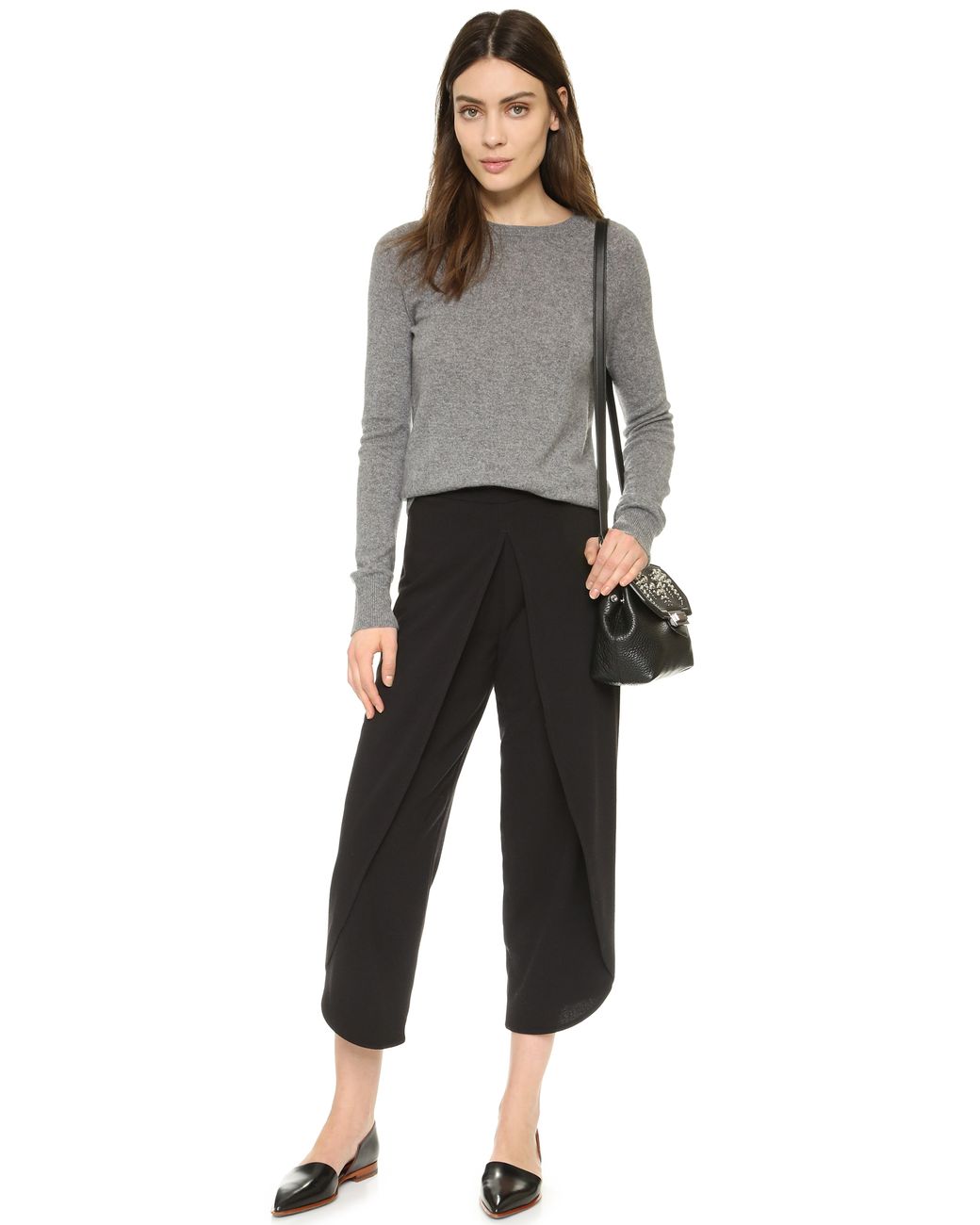Rodebjer Nala Crepe Pants in Black | Lyst