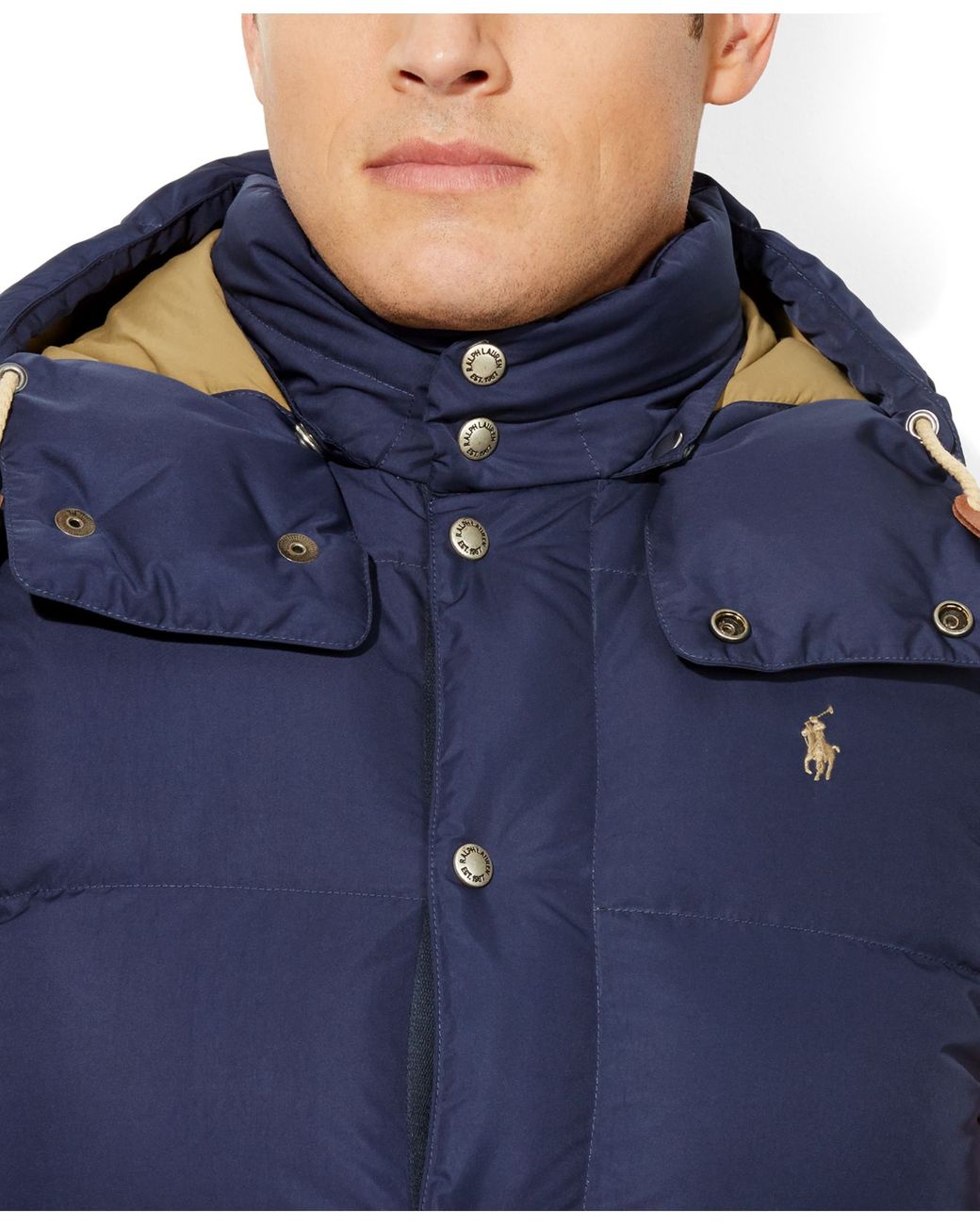 Polo Ralph Lauren Big And Tall Elmwood Down Puffer Vest in Blue for Men |  Lyst