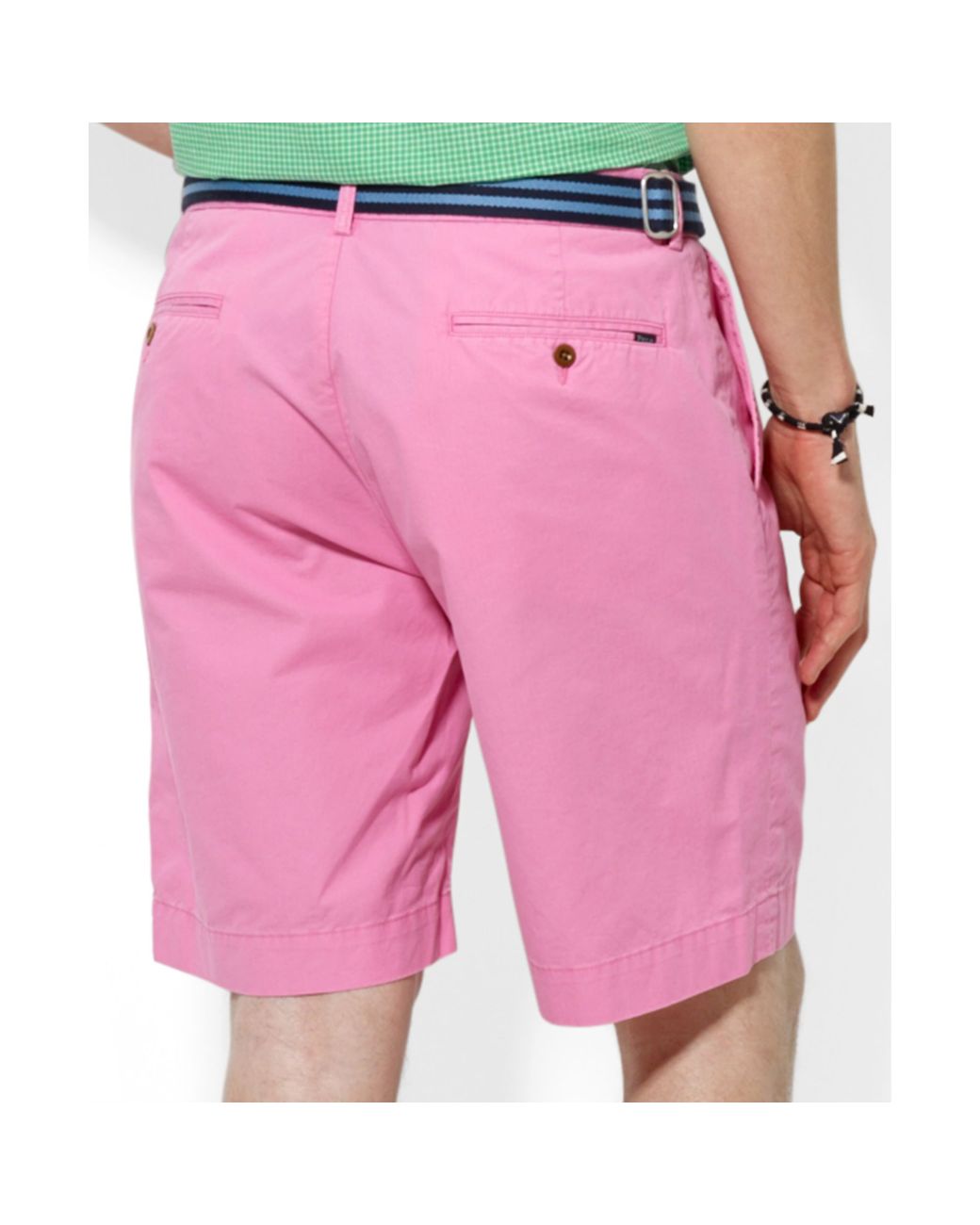 Ralph Lauren Polo Classicfit Lightweight Chino Shorts in Pink for Men | Lyst