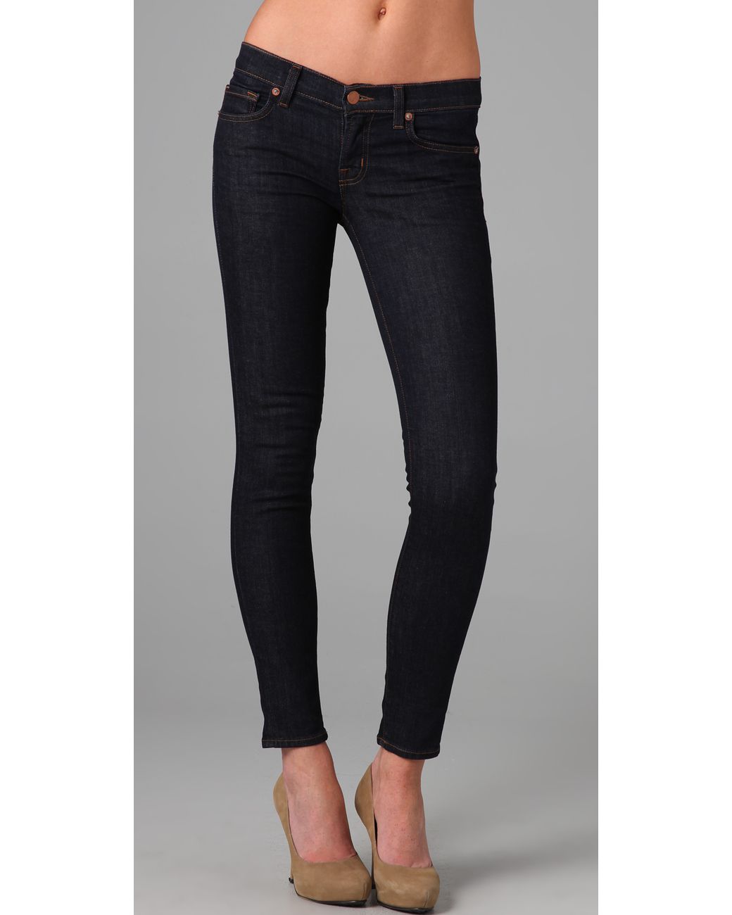 J Brand 910 Low Rise Ankle Skinny Jeans 