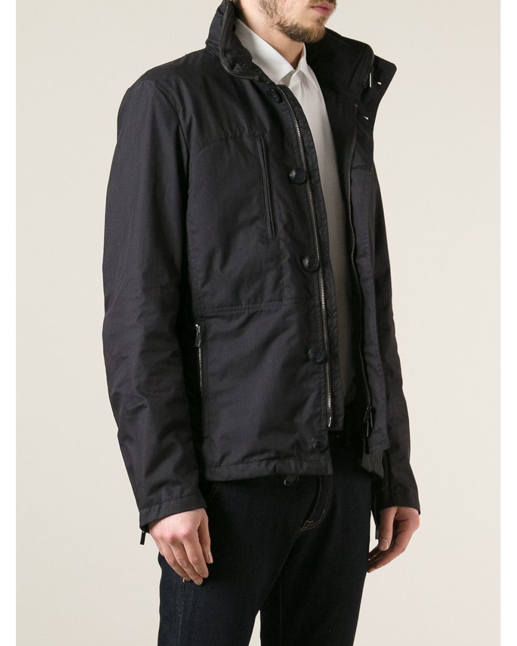 Armani Jeans Up Jacket in for Men | Lyst