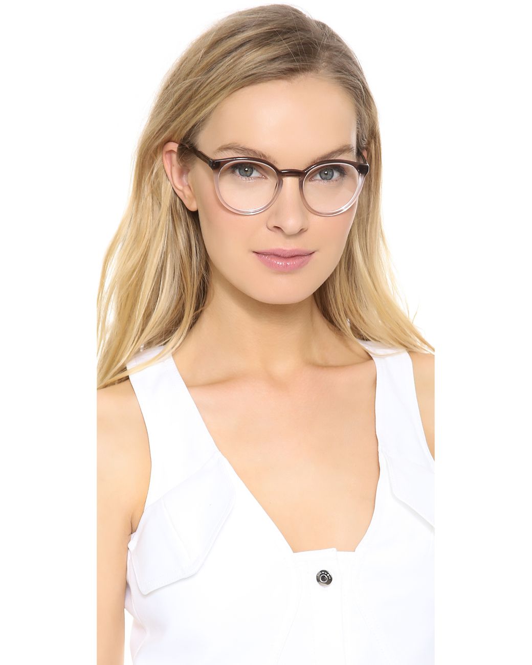 Stella McCartney Cat Eye Sunglasses in Brown Fade 23907487~brown_1.jpg main image 4
