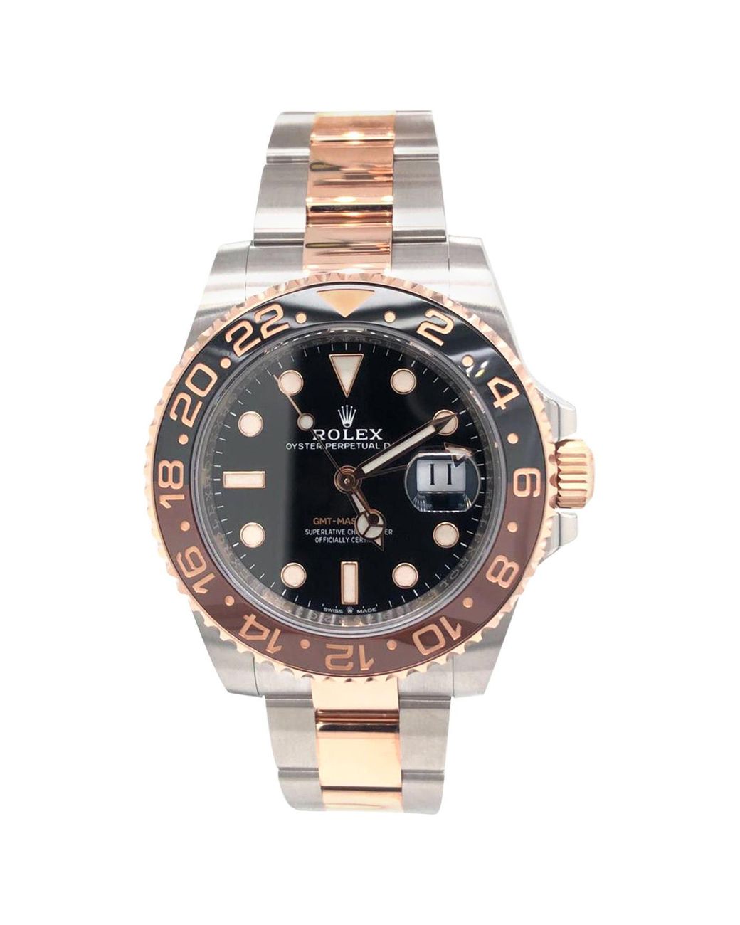 Rolex Gmt-master Ii 126711chnr Dial Root Beer Bezel Oyster ...