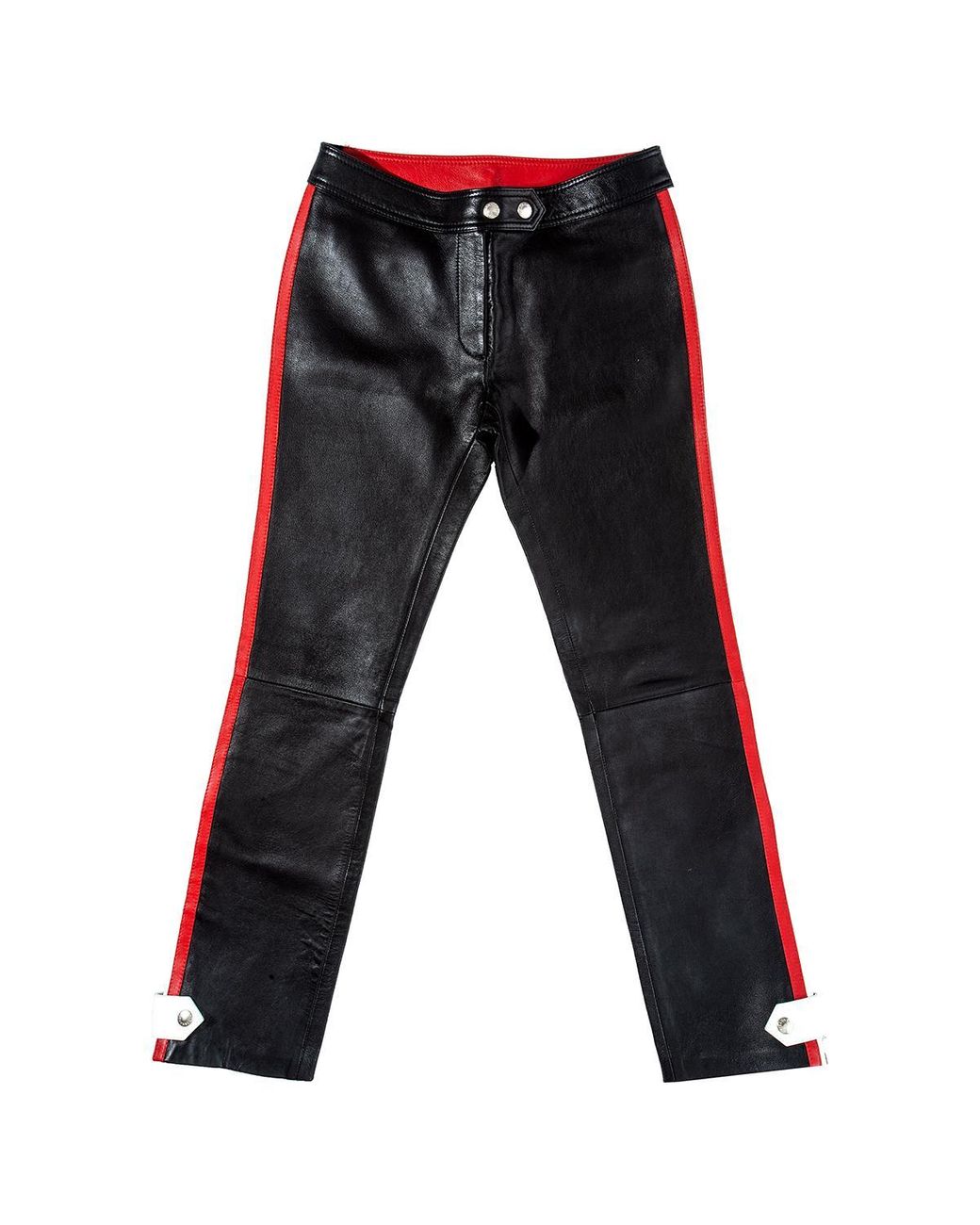 Dolce & Gabbana Leather Biker Pants, Ss 2001 in Black - Lyst