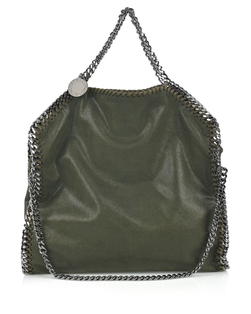 Stella McCartney Falabella Small Chain-trimmed Bag in Green