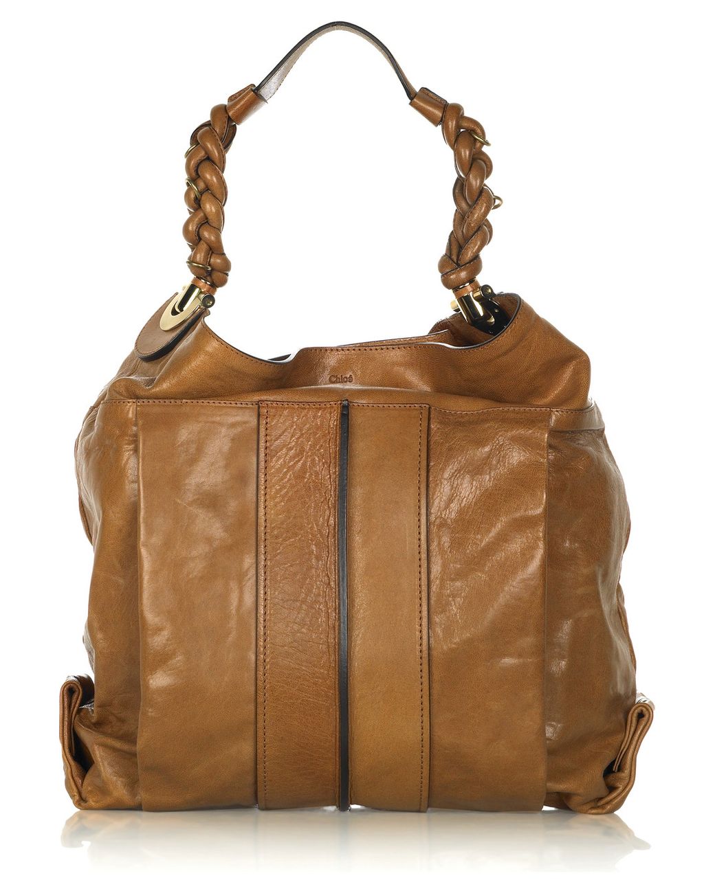 Chloé Heloise Leather Hobo Bag in Camel (Natural) Lyst